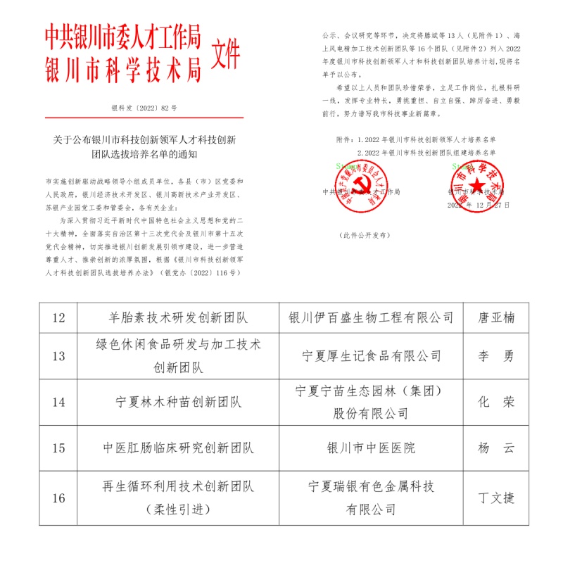 銀川伊百盛生物工程有限公司